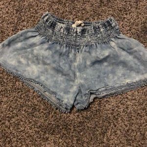 Marble blue and white shorts size children’s large